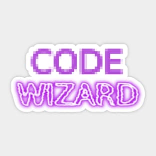 Code wizard Sticker